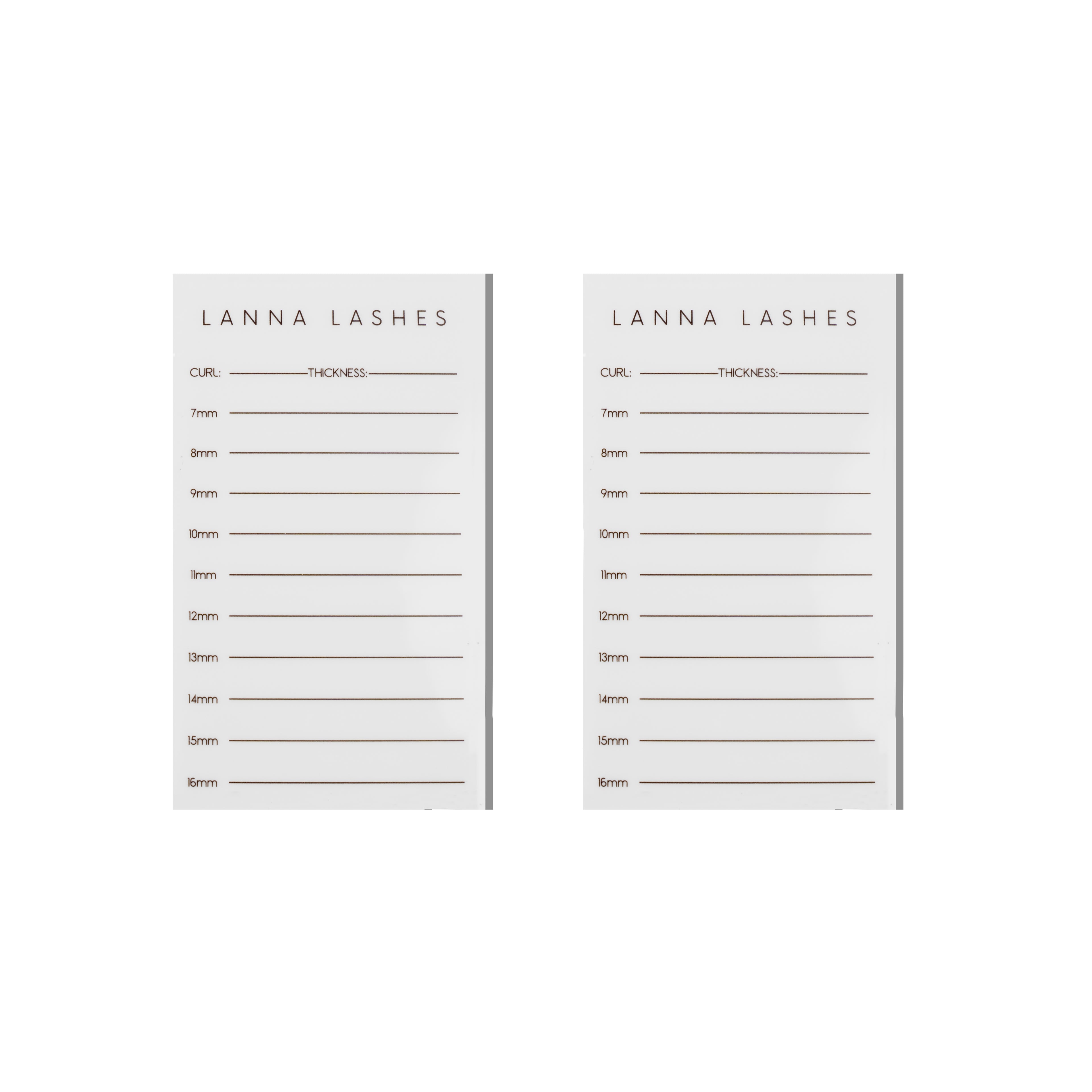 2 Pack Lash Tiles