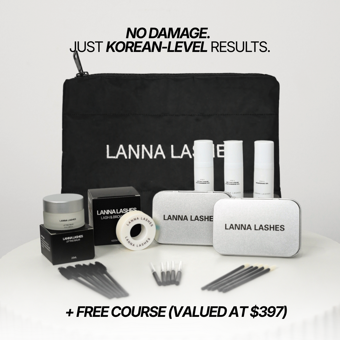 Korean Lash Lift Kit + Free Course