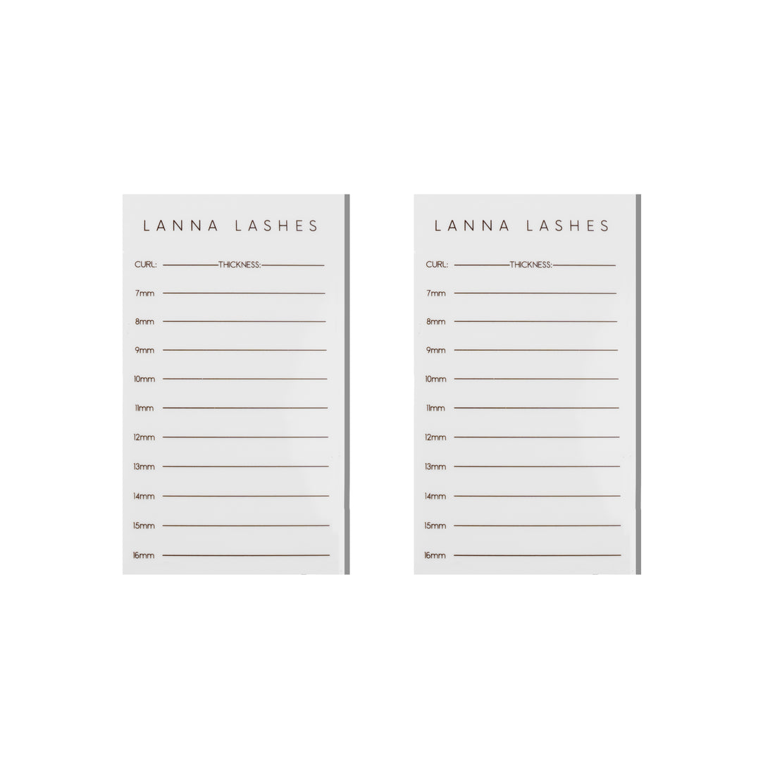 2 Pack Lash Tiles
