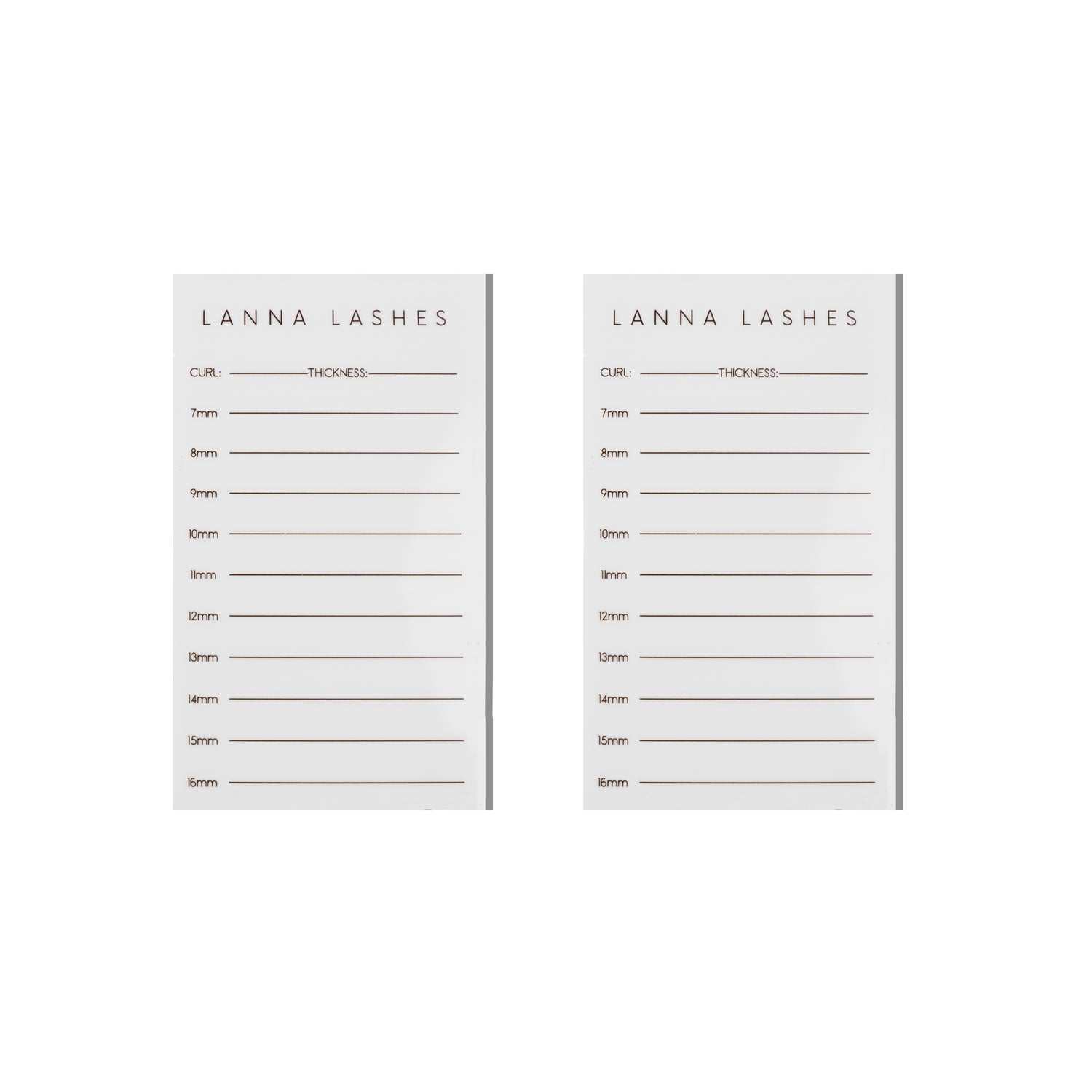 2 Pack Lash Tiles