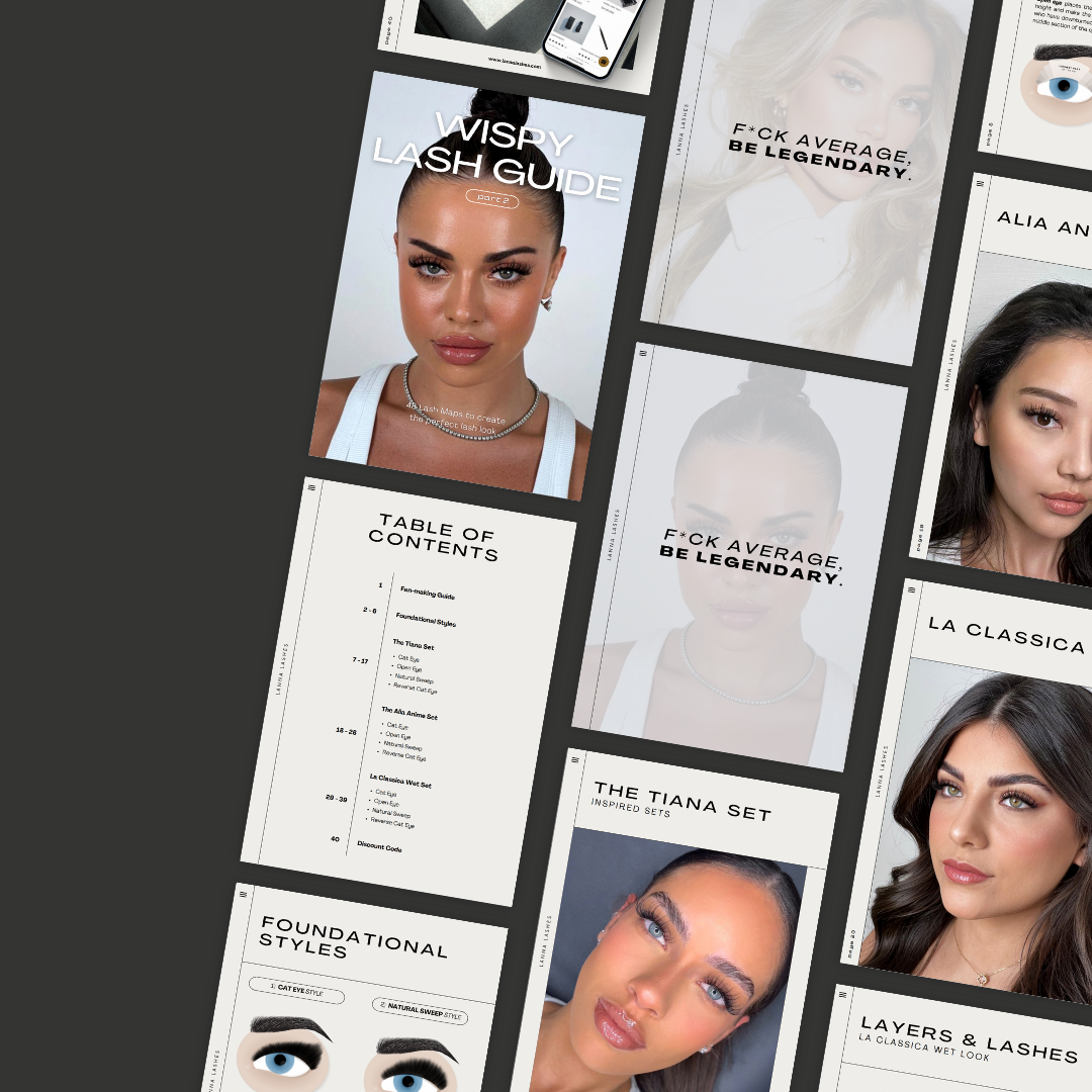 BUNDLE: Wispy Lash Guide Part 1-6 + Eye Design eBook