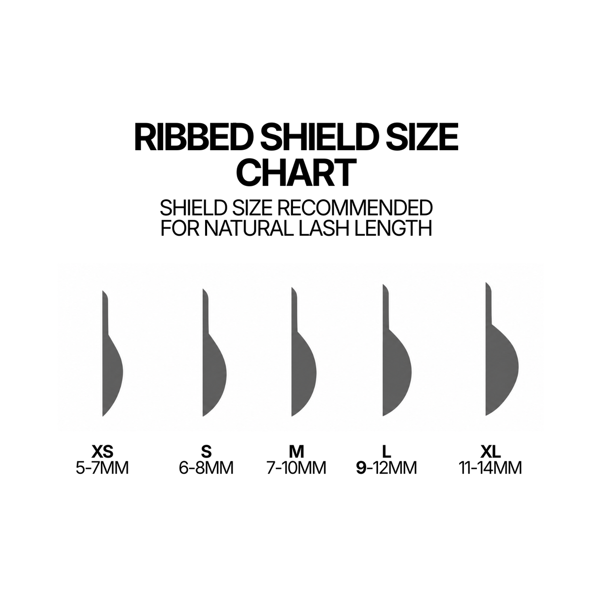 Glueless Ribbed Lash Shield